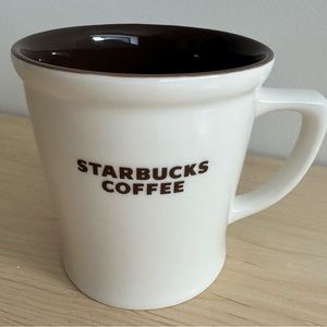 Large Starbucks Retired Barista Grande Brown Interior Coffee Cup Mug 16oz